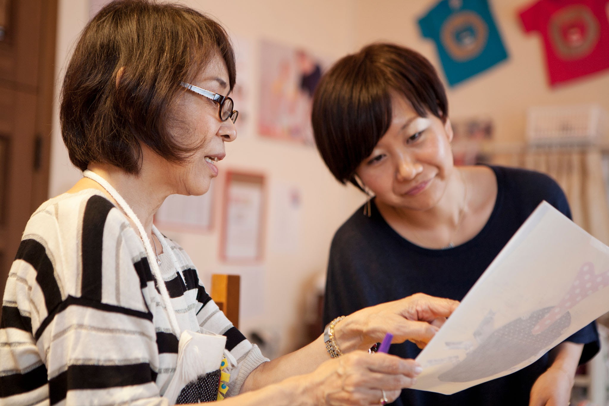 生徒さんが集まり前向きな様子